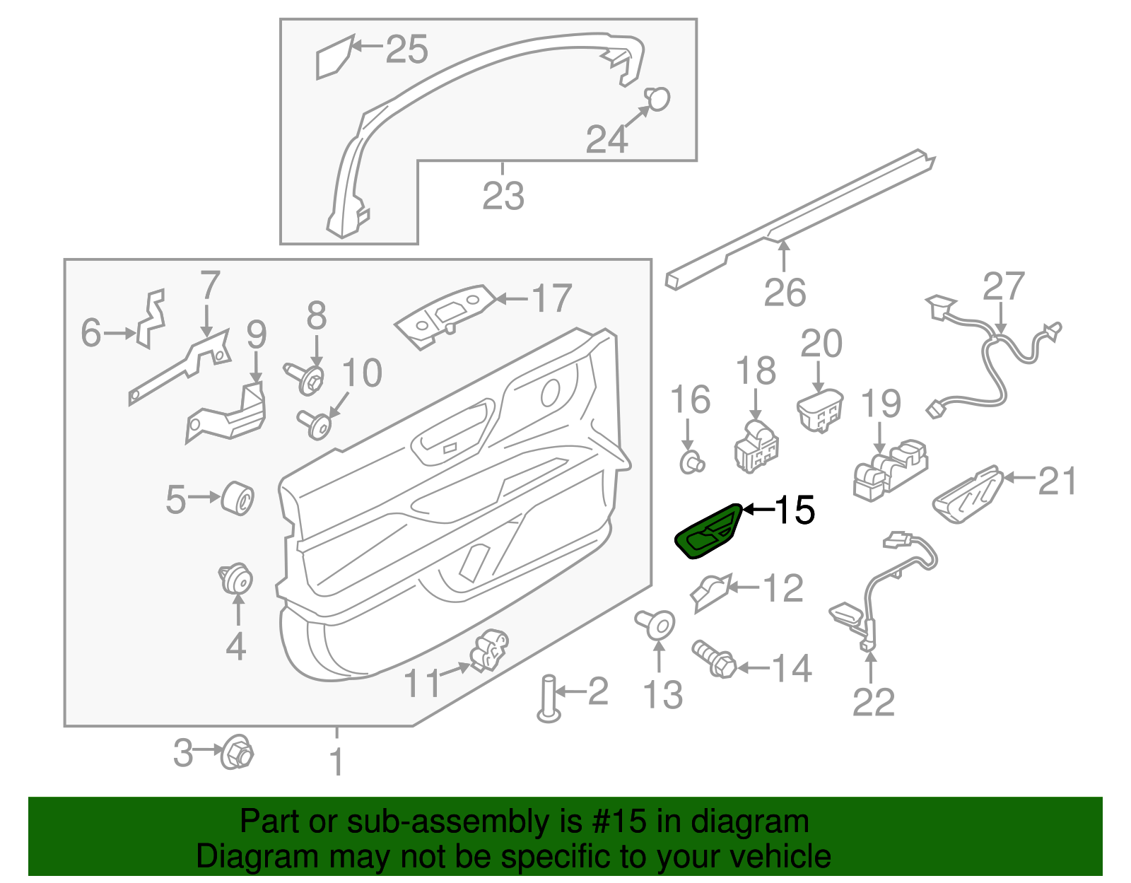 Applique - Ford (GD9Z-54239A00-LC)