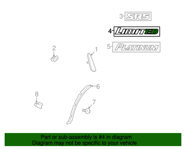 754550C070 Nameplate 20082024 Toyota Brantford Toyota Parts