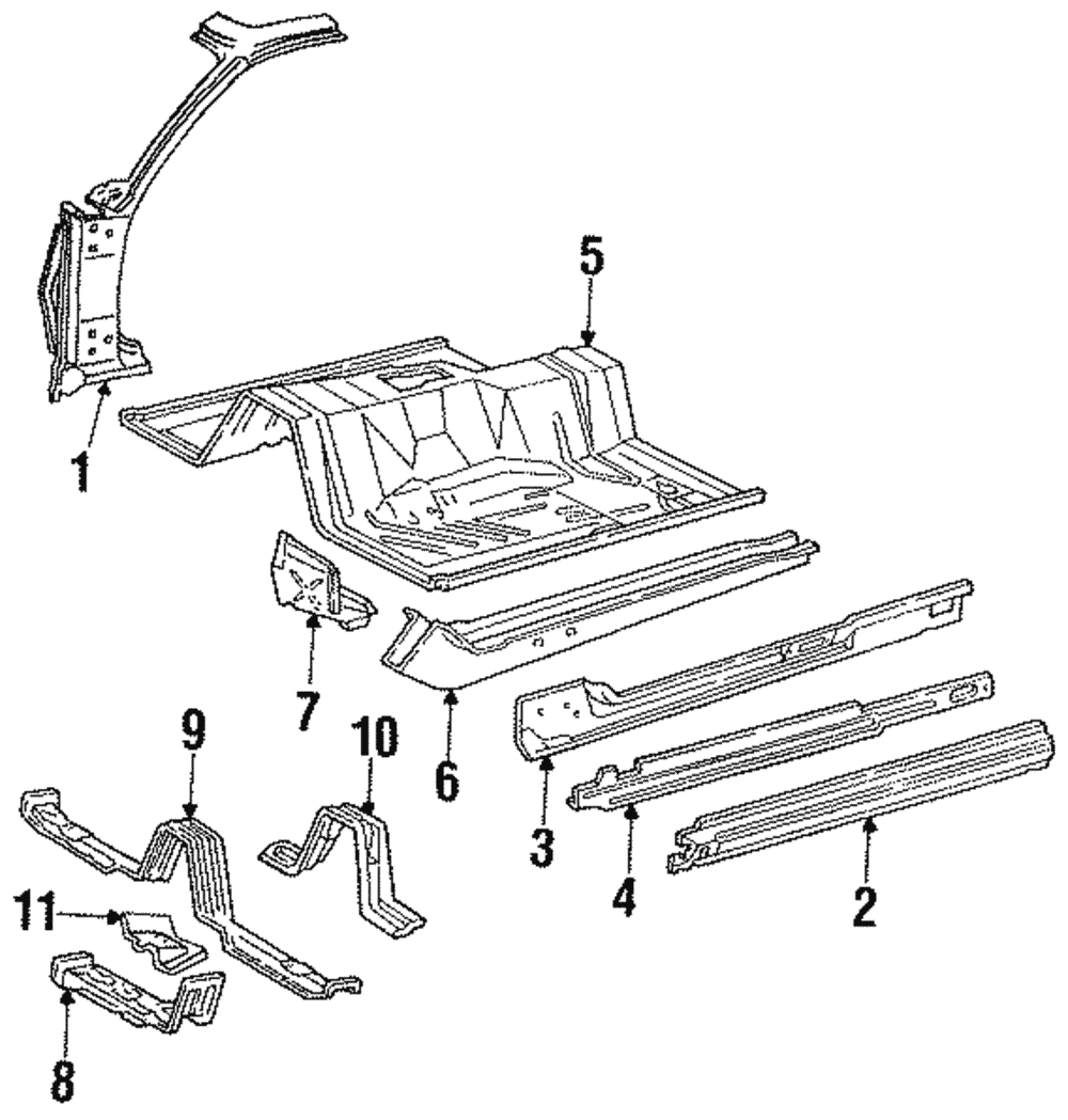 Reinforcement - Ford (E9SZ-4A315-A)