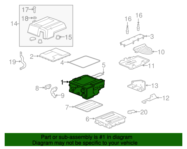 12647259 GM Drive Motor Alternator Power Inverter Module GM Parts Store