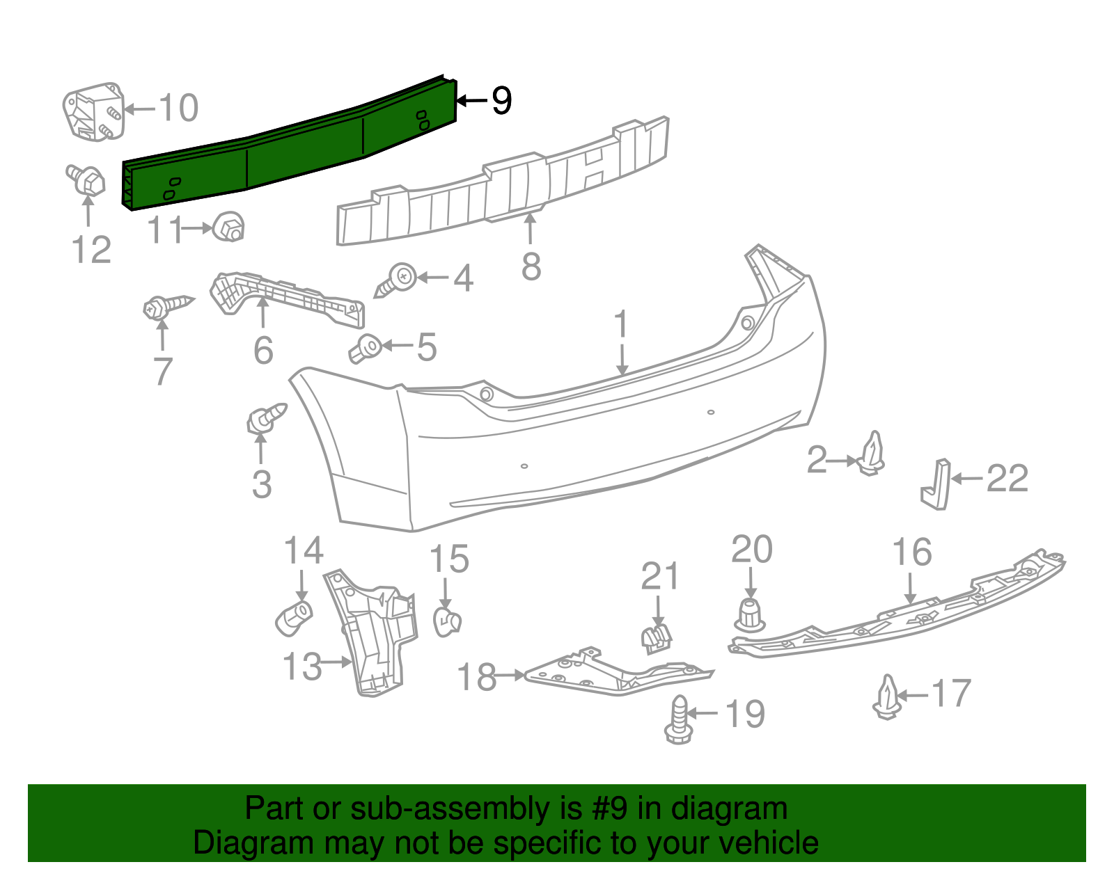 Impact Bar - Toyota (52023-47010)