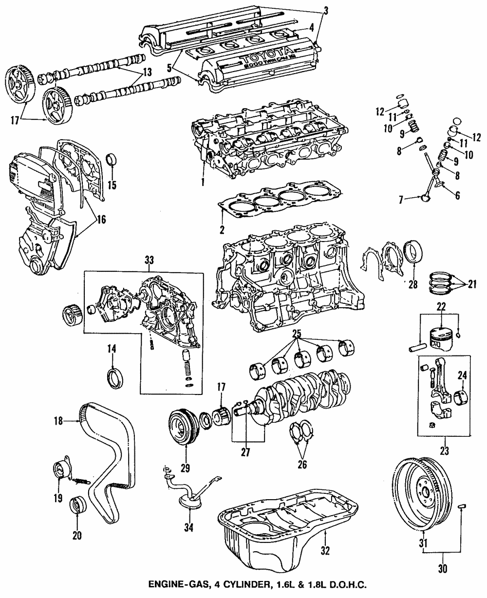 Genuine Toyota Timing Gear 13521-16050
