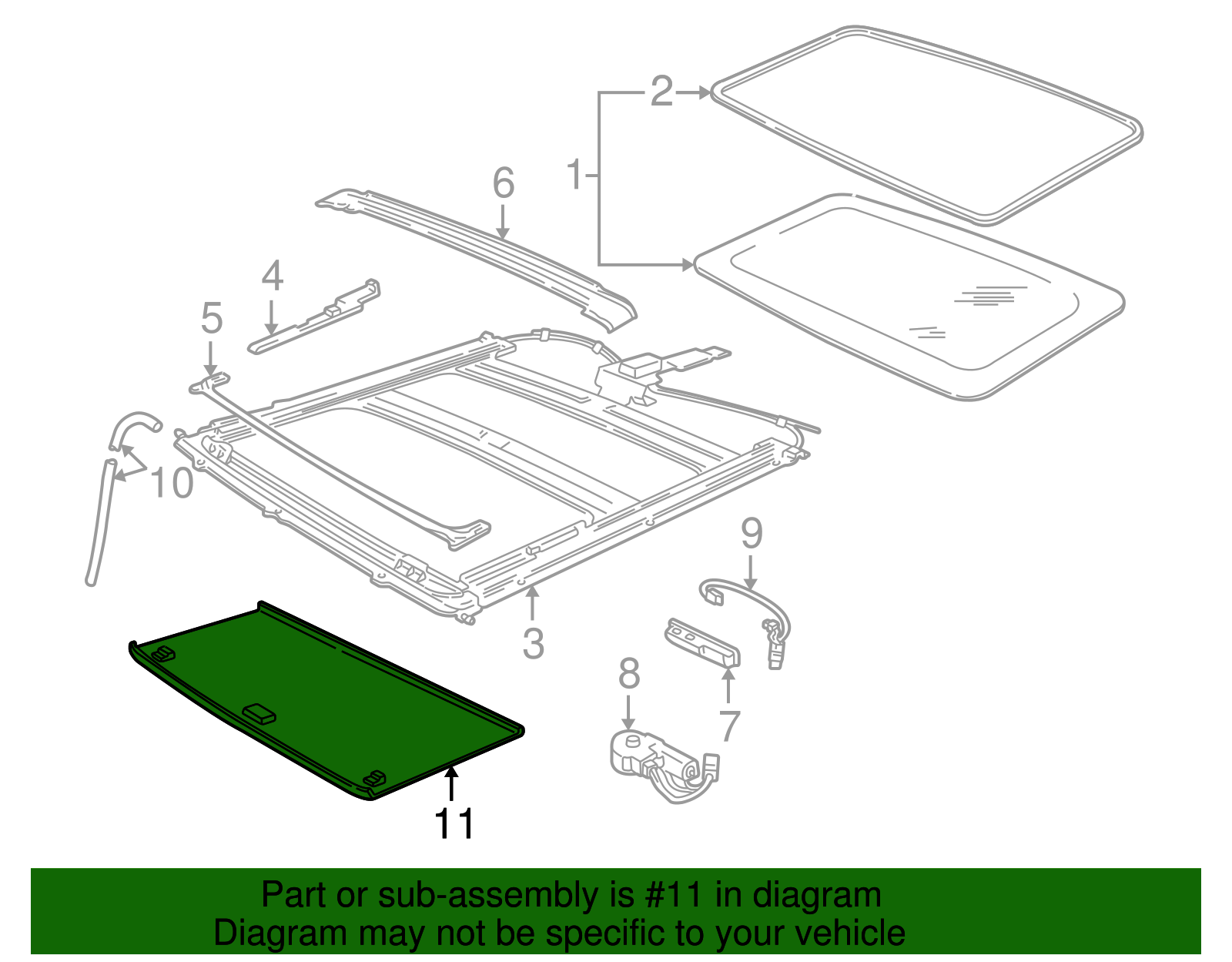 Trim Panel - Ford (YL1Z-78519A02-AAC)