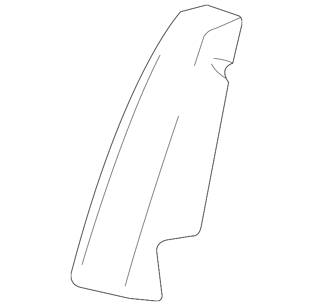 Sangria Rear Passenger Side Seat Back Side Cover - Buick (90905457)