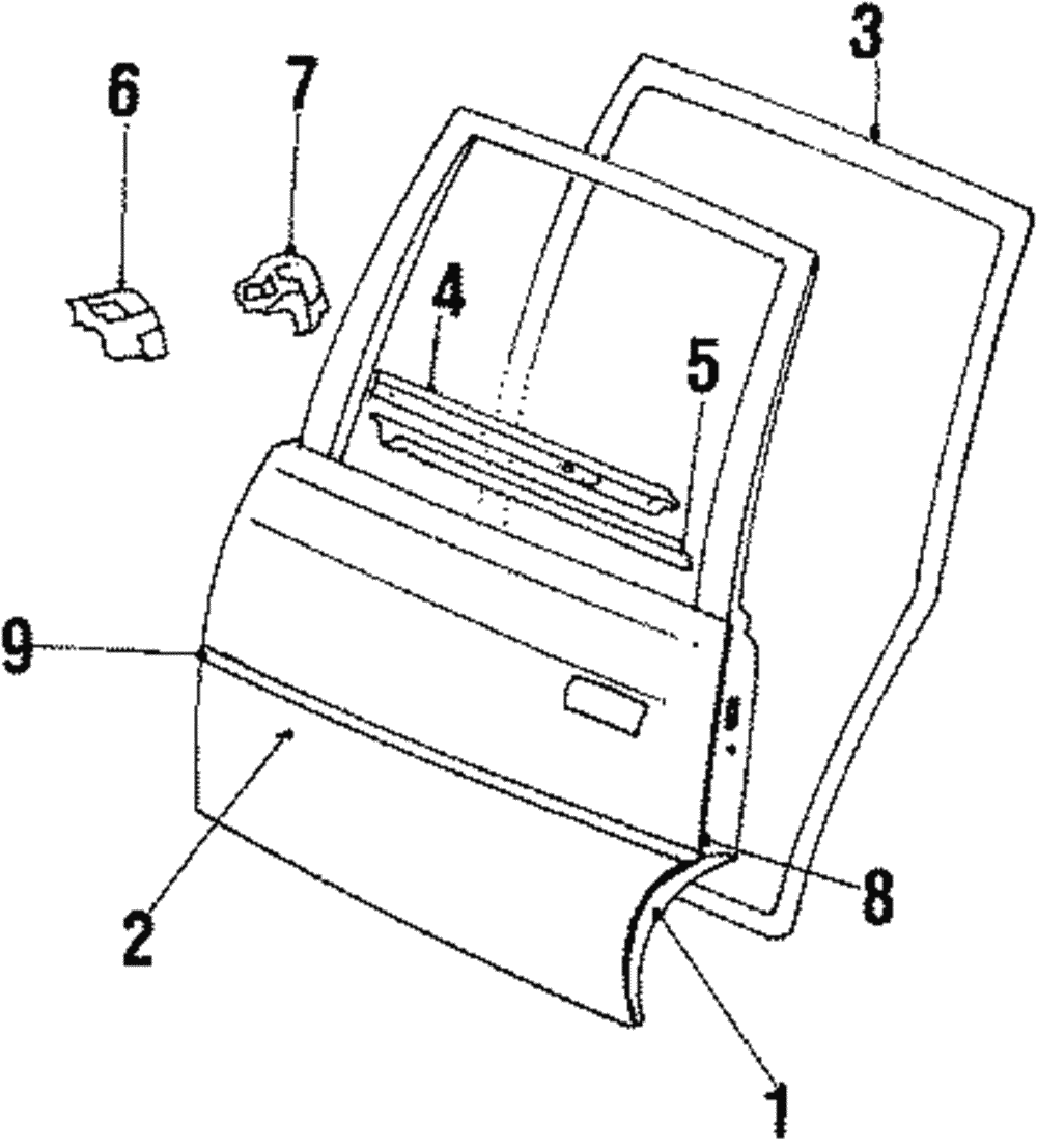 Molding Assembly, R/D - GM (20410837)