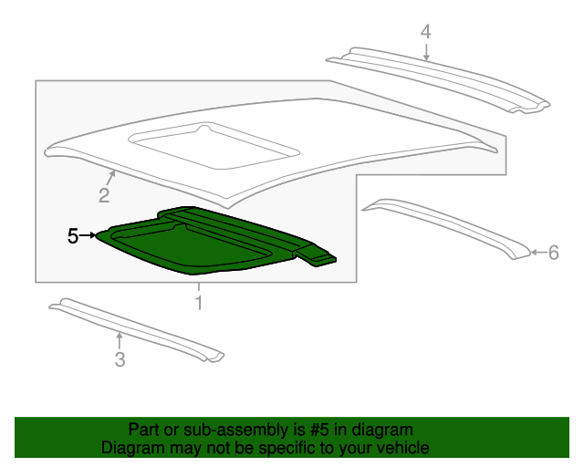 Genuine Hyundai 81684-2E000 Sunroof Drain Hose