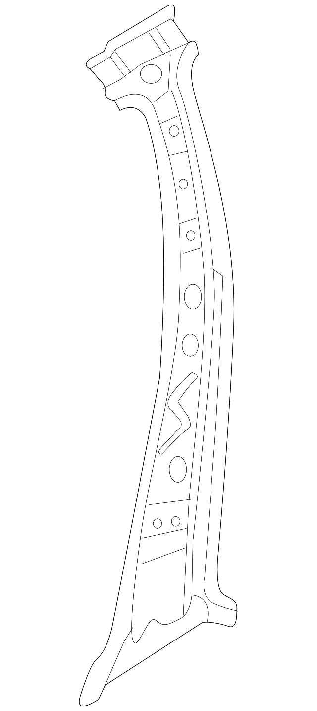 Driver Side Inner Center Pillar Panel - GM (96946295)
