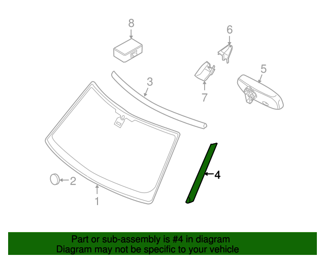 Genuine OEM Side Molding Part LR046846 Fits 20062013 Land Rover Range