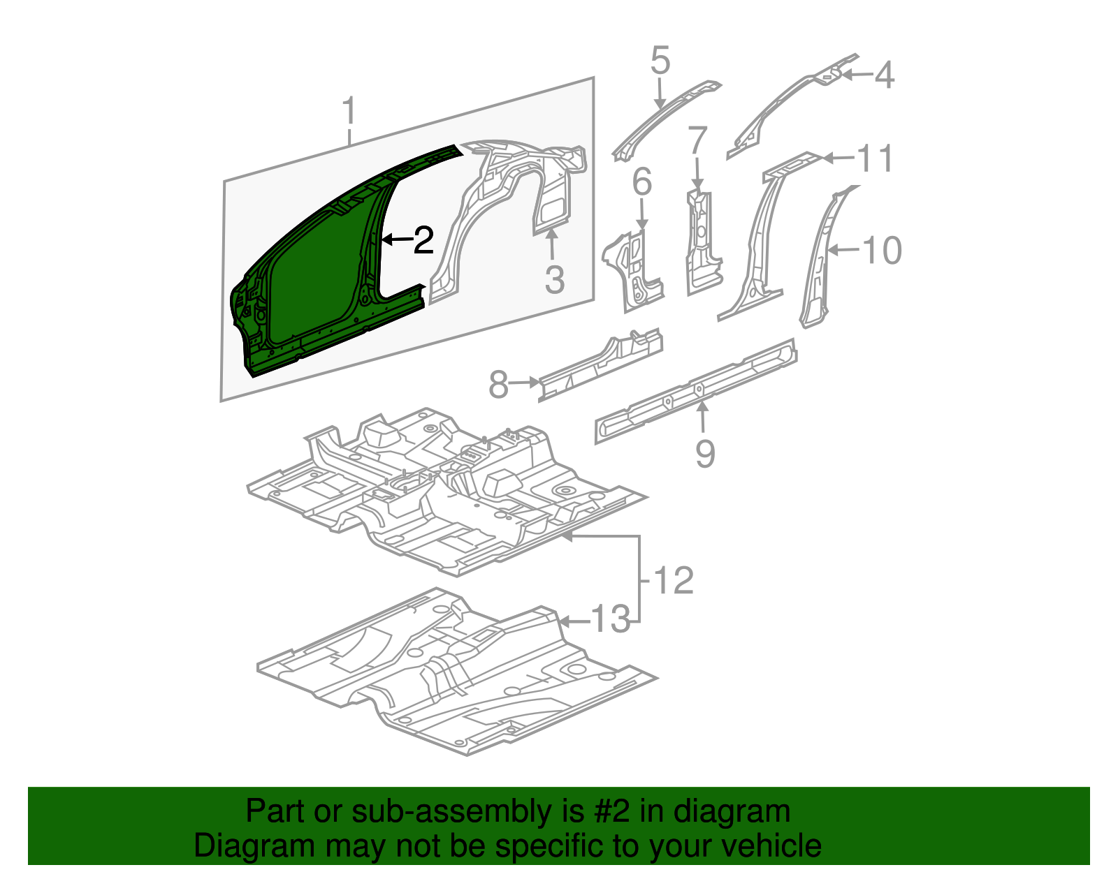 F Frame - GM (10389147)