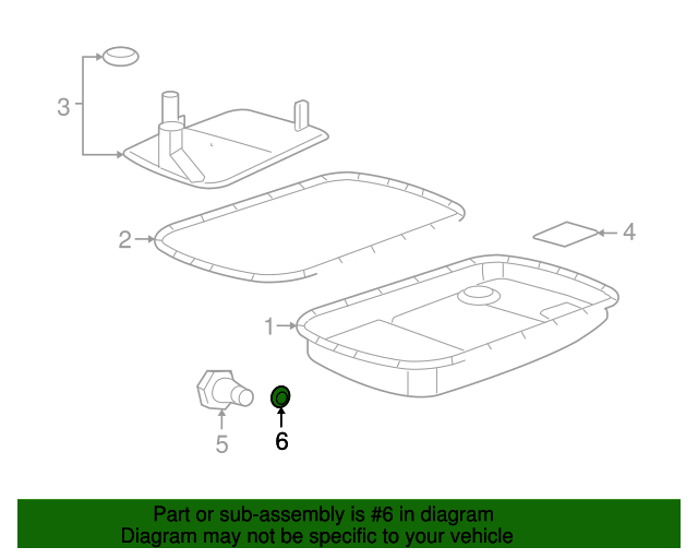1997-2018 GM Oil Drain Plug Seal 90528145 | NewGMParts.com