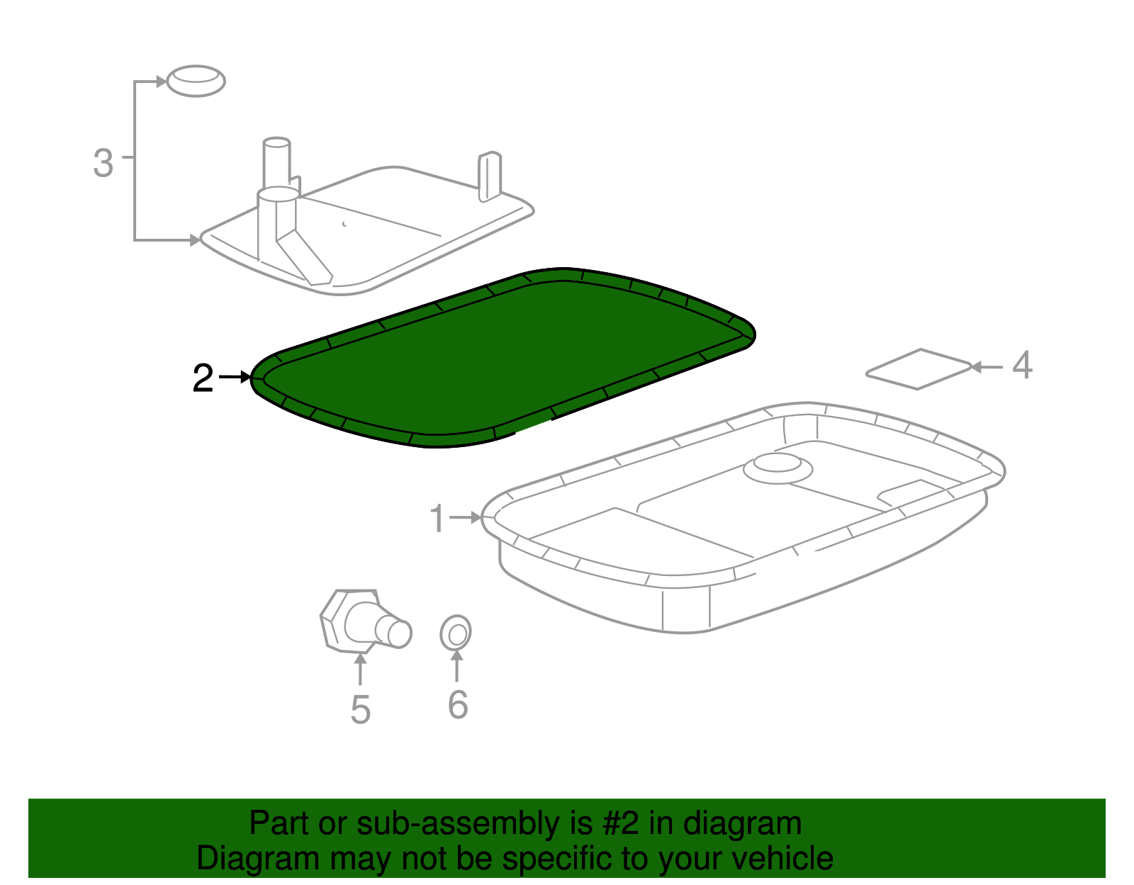 Automatic Transmission Fluid Pan Gasket - GM (96042862)