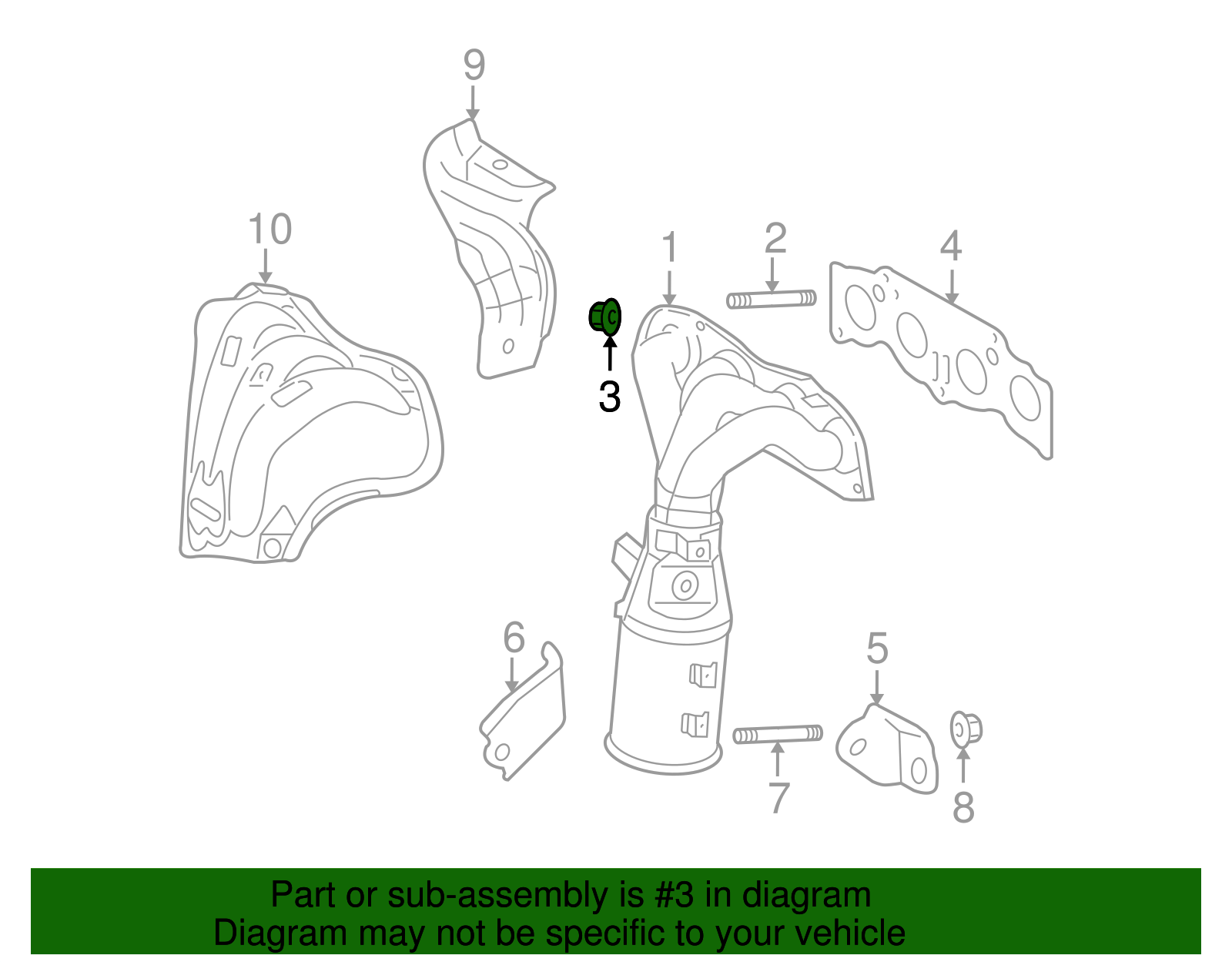 Nut, Child Seat Rst Sys Belt Bracket - GM (94856321)