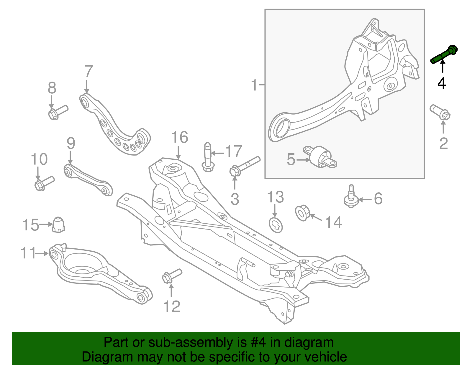 W716336-S442 - Knuckle Bolt 2012-2019 Ford | Ford Parts Direct