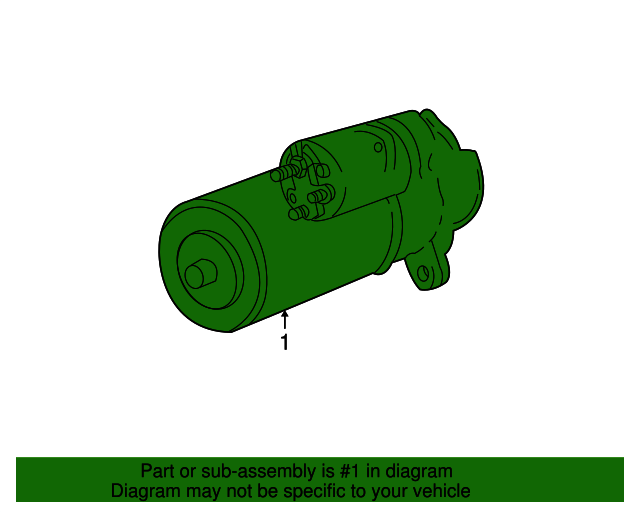 19871995 GM Starter Motor 10465102