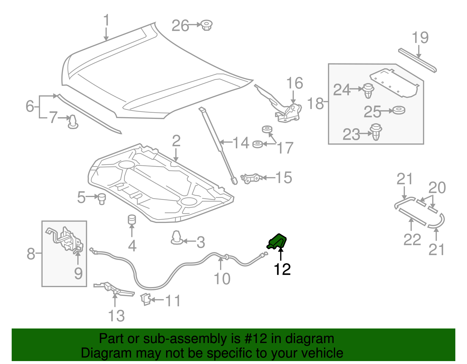 Release Handle - Scion (53601-52010-C1)