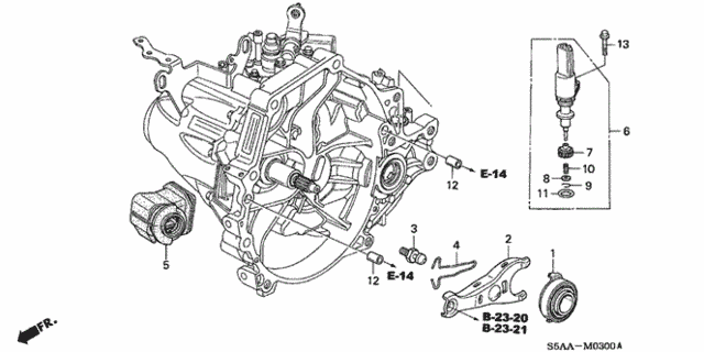 MT Clutch Release for 2004 Honda Civic #0