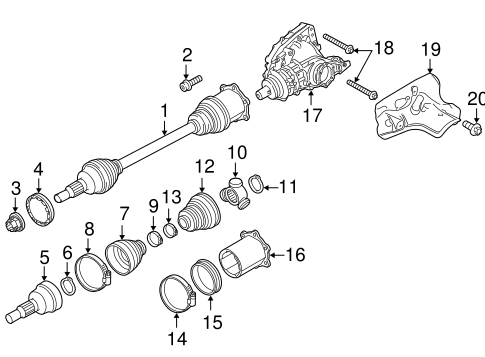 Carrier & Front Axles for 2014 Porsche Panamera | Gaudin Porsche Parts