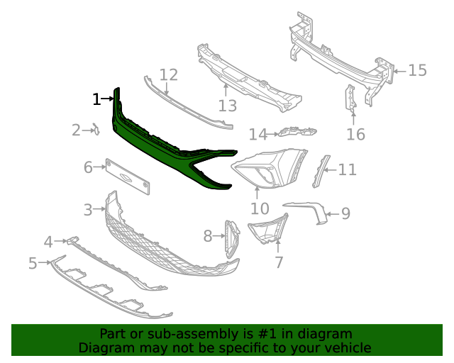 20222023 Volkswagen Taos Bumper Cover 2GJ807221B041 VW Parts Vortex