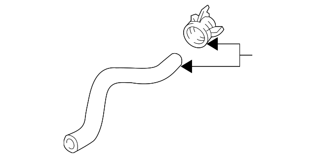 Lower Hose - GM (89023430)