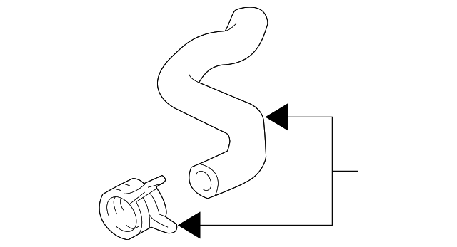 Upper Hose - GM (89023429)