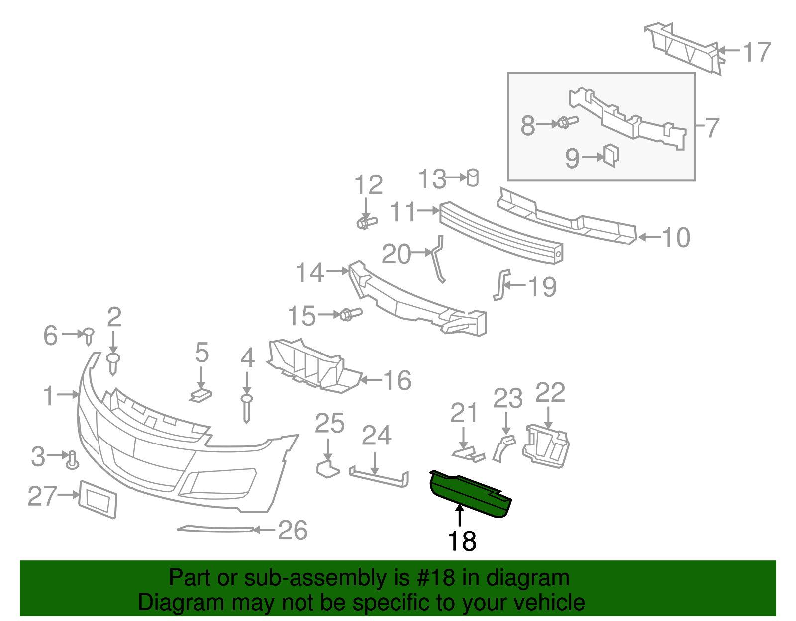 Front Air Deflector - GM (10345219)
