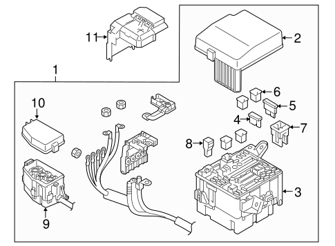 Fuse & Relay for 2014 Mitsubishi Mirage DE | Auto Parts