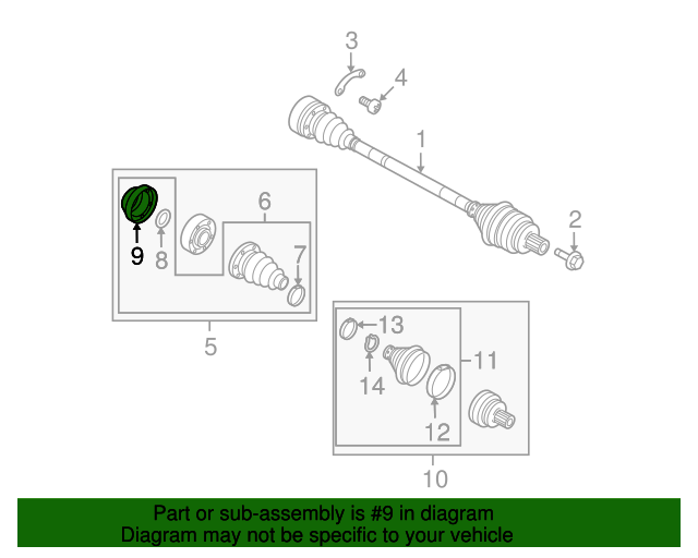 2008-2015 Audi R8 Inner Cap 420-407-375 | OEM Parts Online 