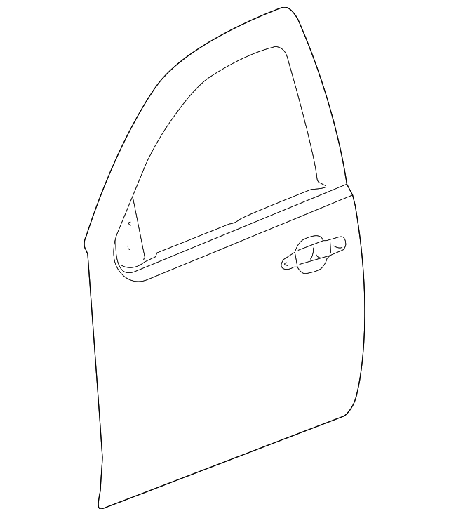 20072014 GM Driver Side Front Door Outer Panel 20840671 GM