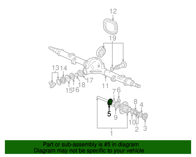 Axle Shaft Oil Seal Ford (CC3Z1S175A)
