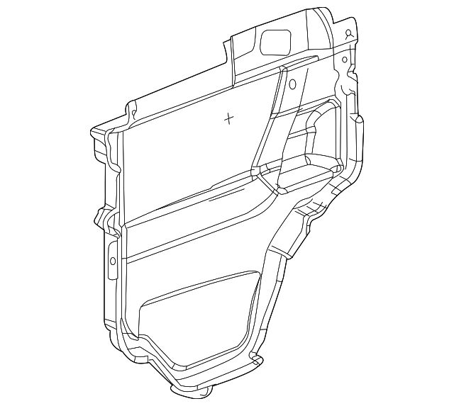 Deflector-Rear S/D Wat - GM (94723418)