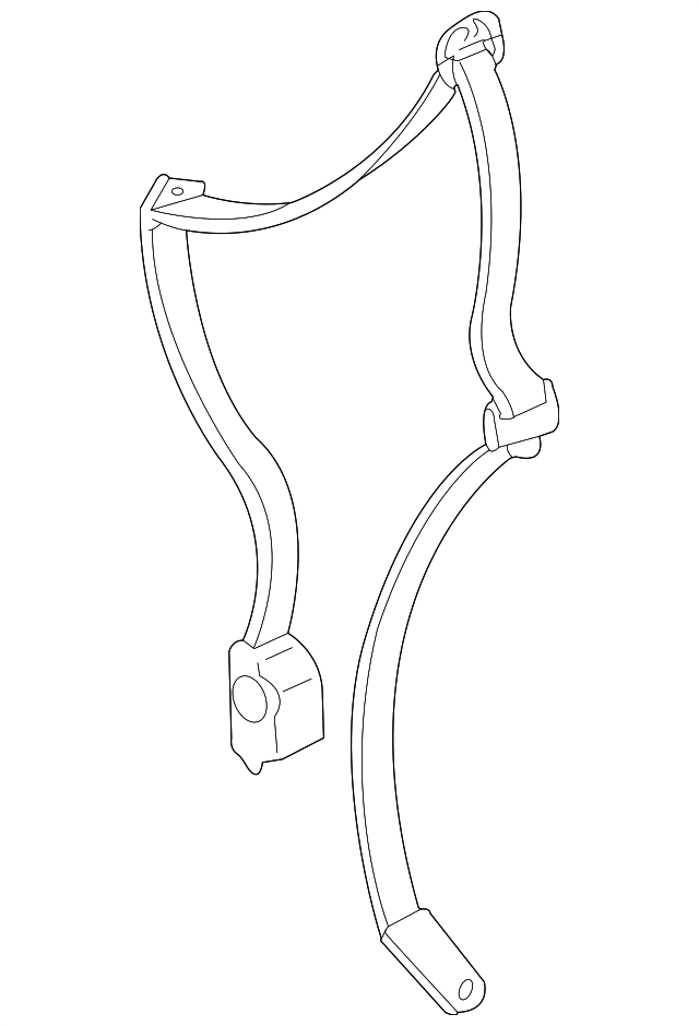 Graphite Driver Seat Belt with Retractor - GM (88895073)