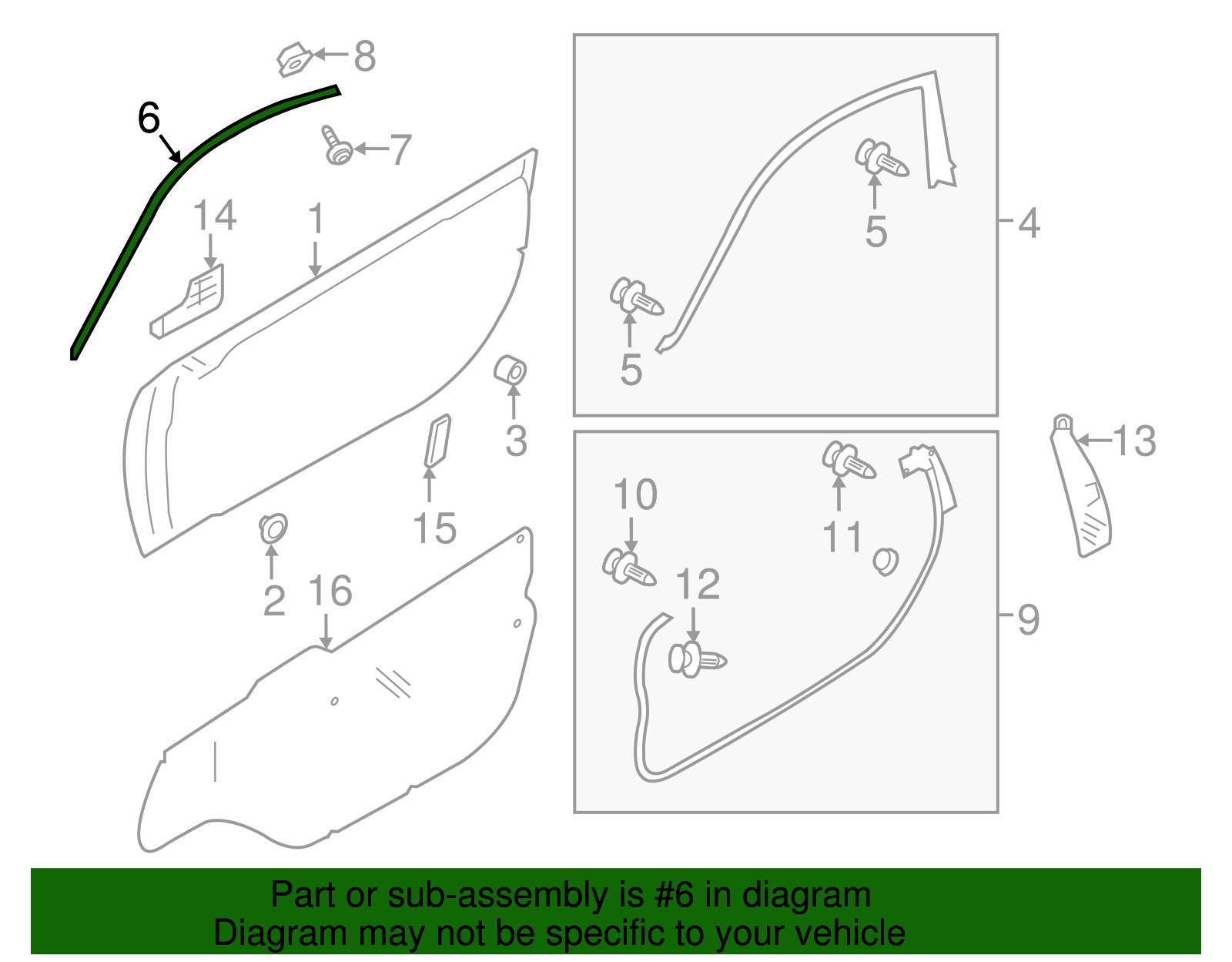 Molding - Scion (SU003-07281)