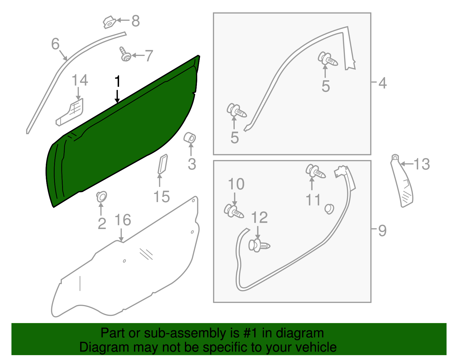 Door Shell - Scion (SU003-01559)