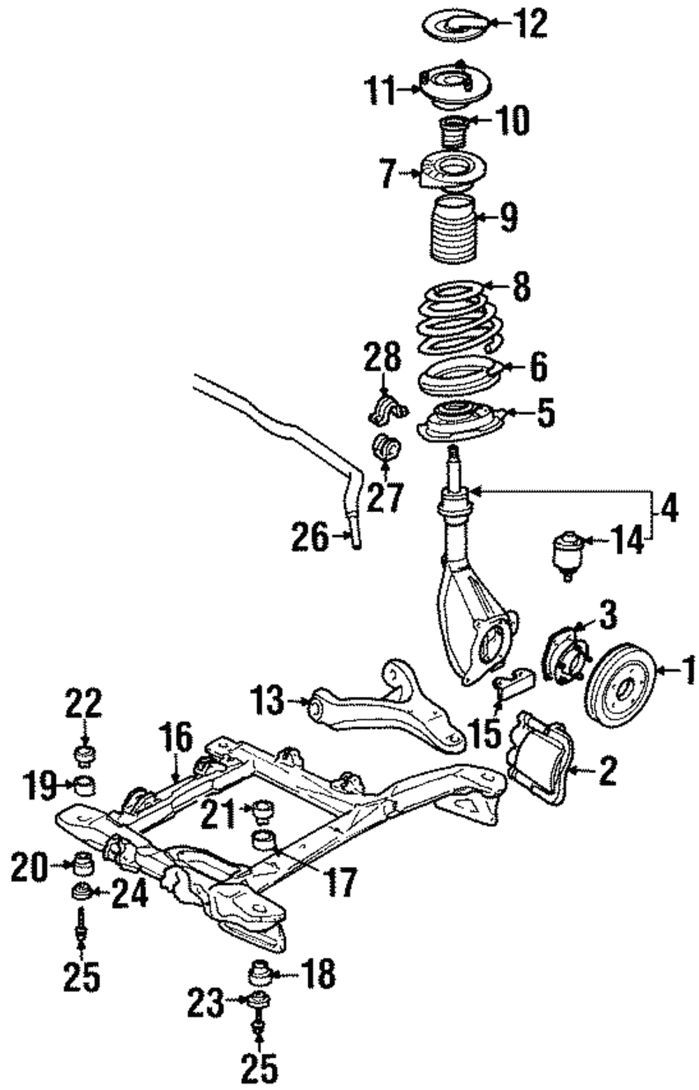 Disc Brake Rotor - GM (19245461)