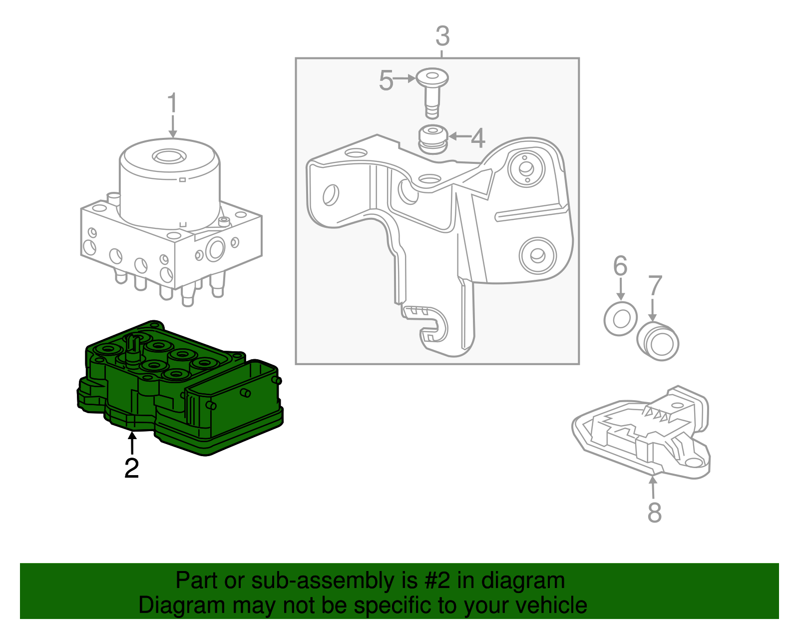 Electronic Brake Control Module - GM (95417439)