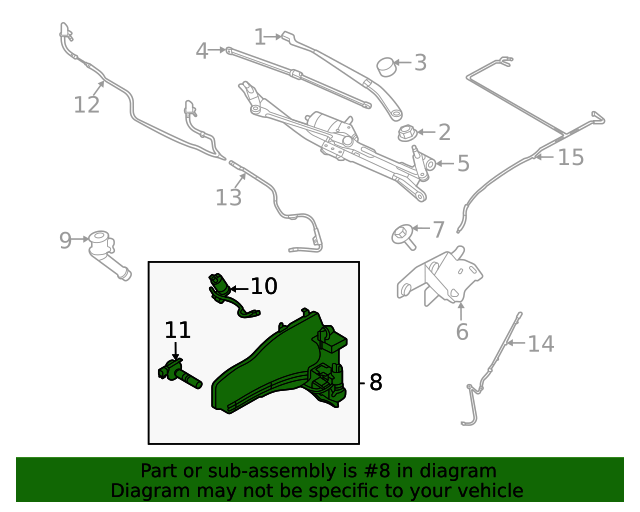 Genuine OEM Reservoir Part LR127659 Fits 20202022 Land Rover