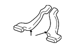 Left Genuine Hyundai 97360-2C000 Heating Duct Rear Left Genuine Hyundai 97360-2C000 Heating Duct Rear