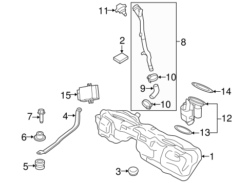 Fuel System Components for 2014 BMW 328d getBMWparts