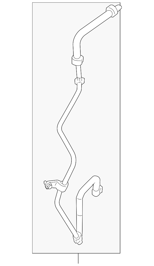 20072014 Nissan Power Steering Return Hose 49721JA010
