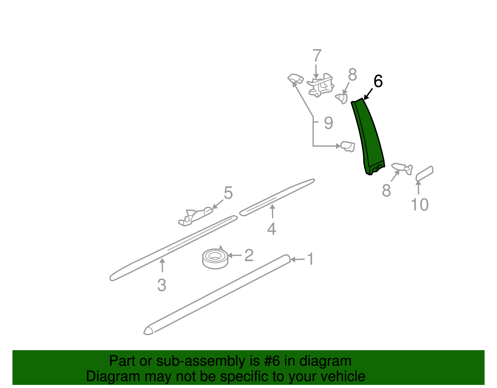 Applique - Volkswagen (7L6-853-318-E-XX2)