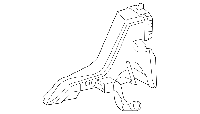 Side Duct - Toyota (87201-0E190)