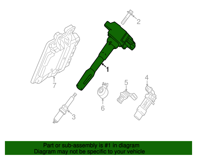 2819060000 Ignition Coil 20162017 Smart Fortwo MercedesBenz USA Parts