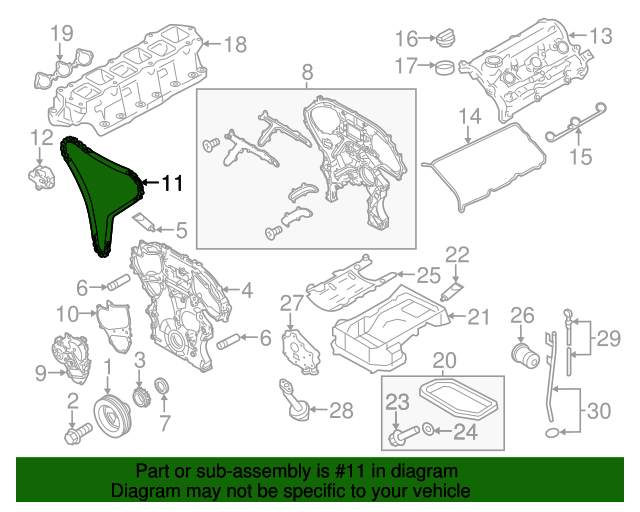 20072019 Infiniti Timing Chain 13028JK20A Infiniti Parts USA