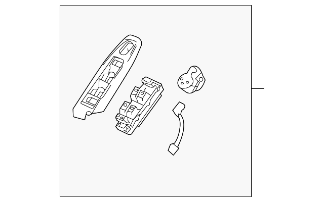 Plate Assembly-Front S/D Acsry Switch Mt           *Ebony - GM (25876091)