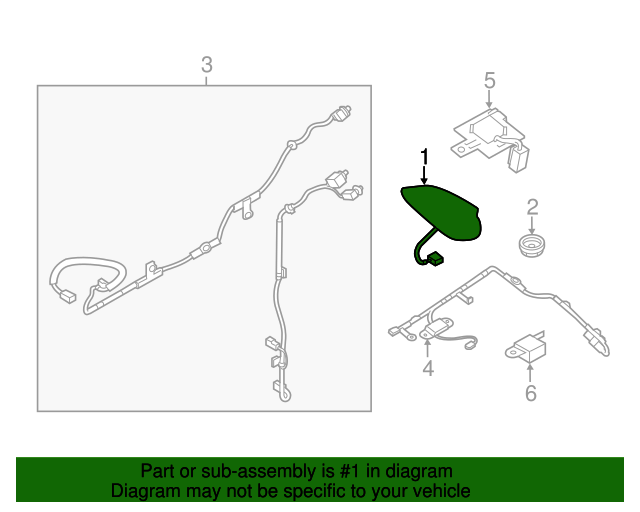 2018 Mazda 3 Antenna BJS7669302Y