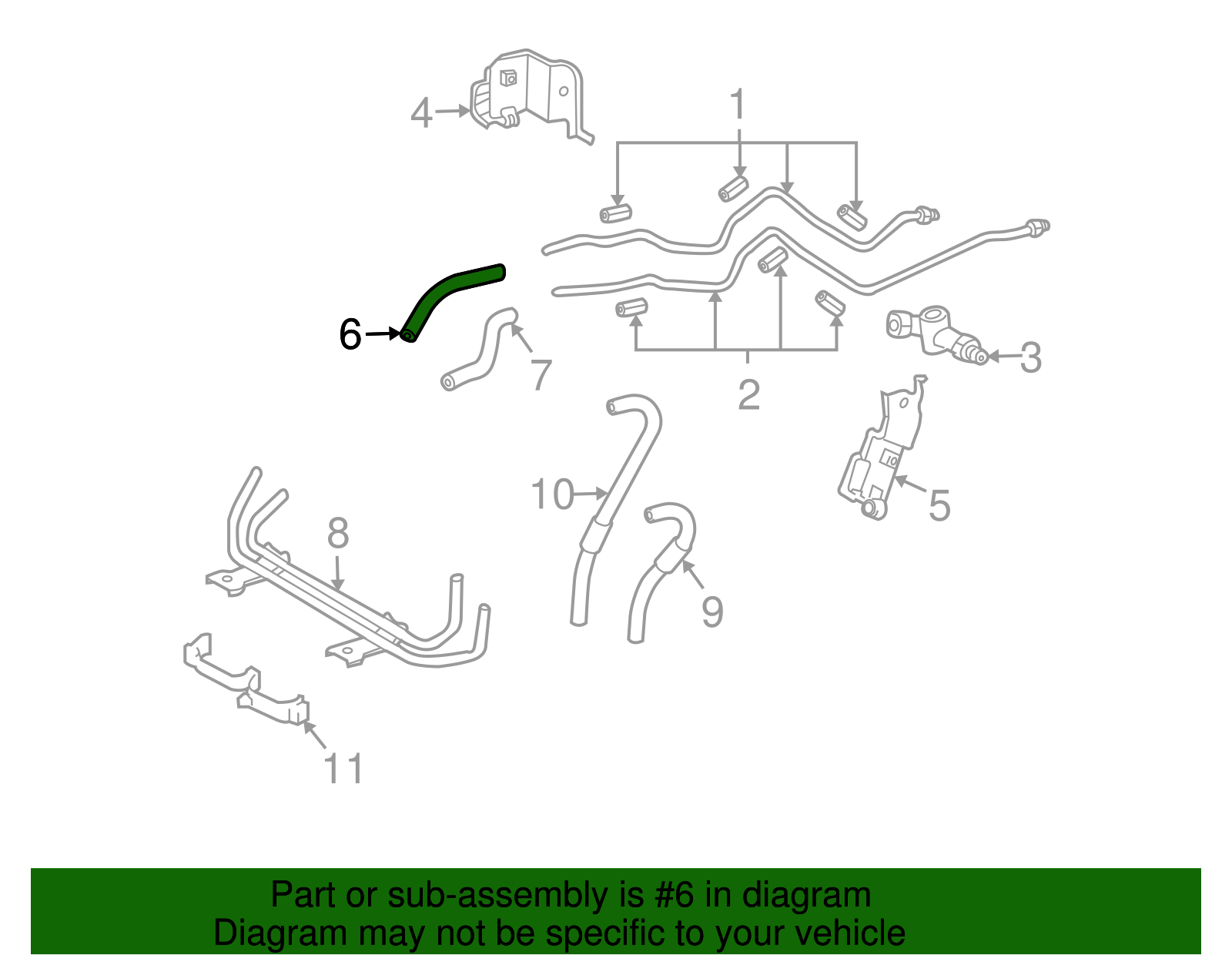Outlet Hose - Toyota (32941-26170)