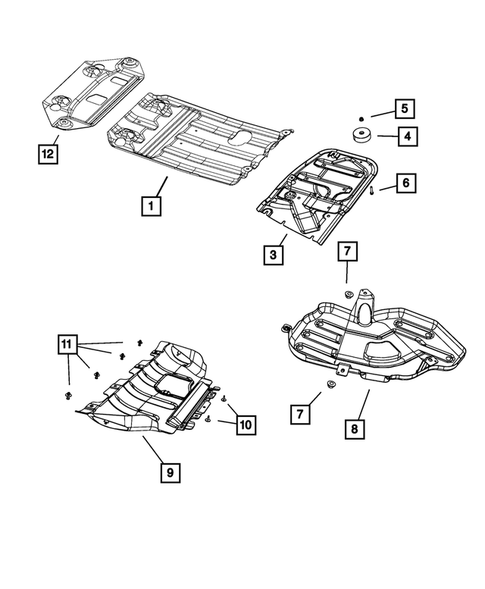 Floor Pans for 2016 Dodge Durango #3