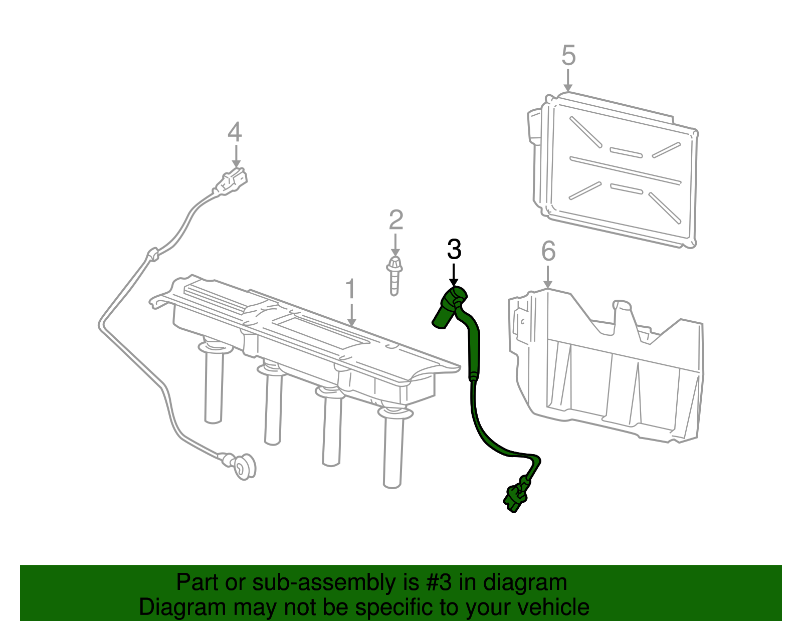 Engine Crankshaft Position Sensor - GM (12567712)