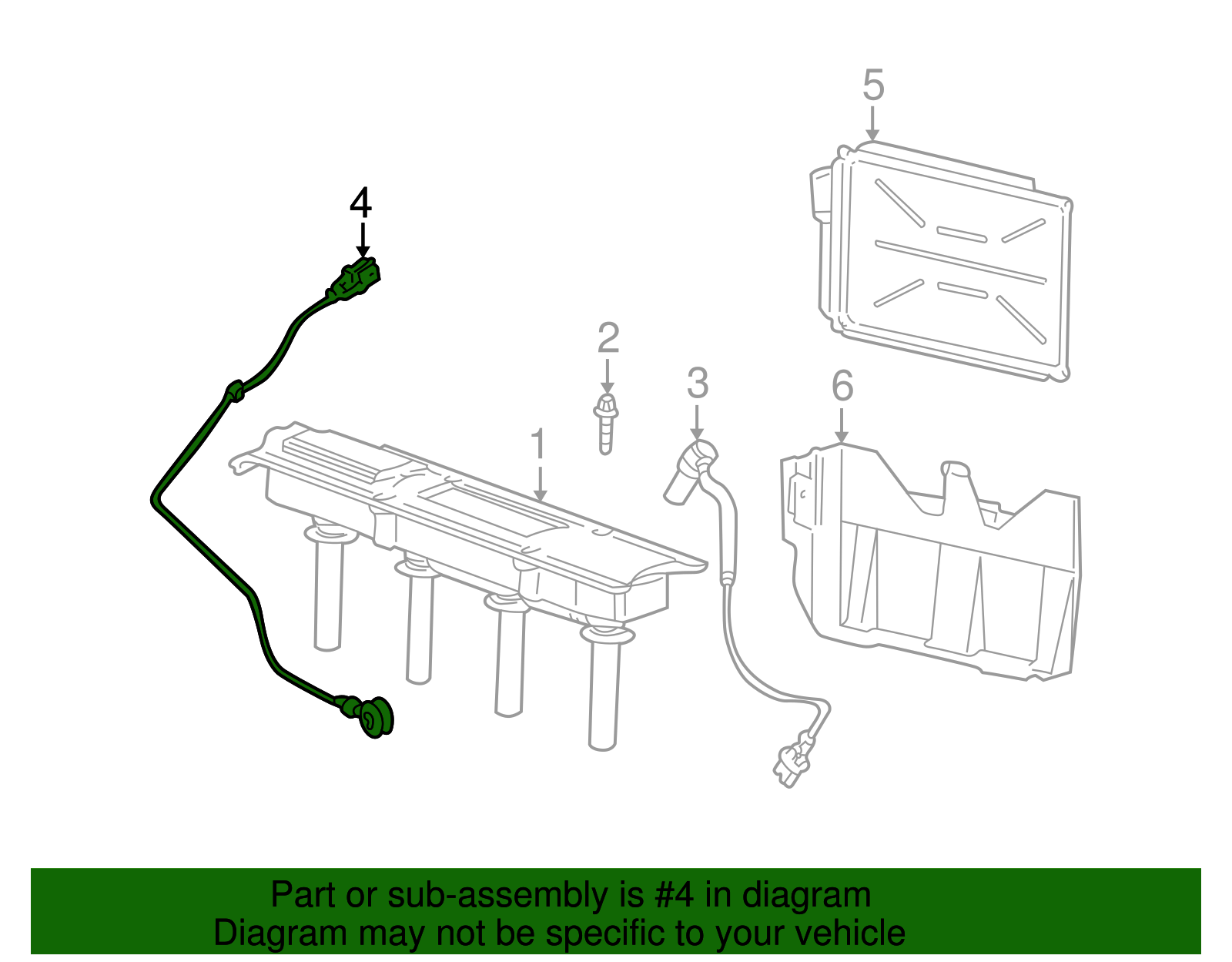 Ignition Knock (Detonation) Sensor - GM (12567711)