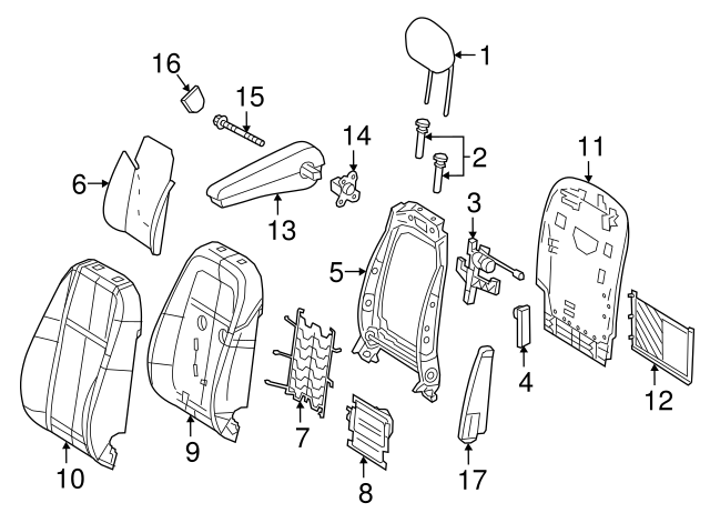 447-970-29-00-9D88 - Armrest 2016-2023 Mercedes-Benz Metris 